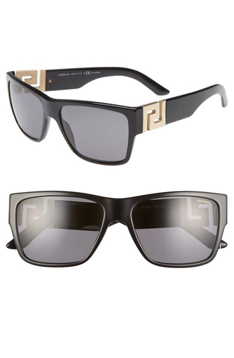 59mm polarized square sunglasses versace